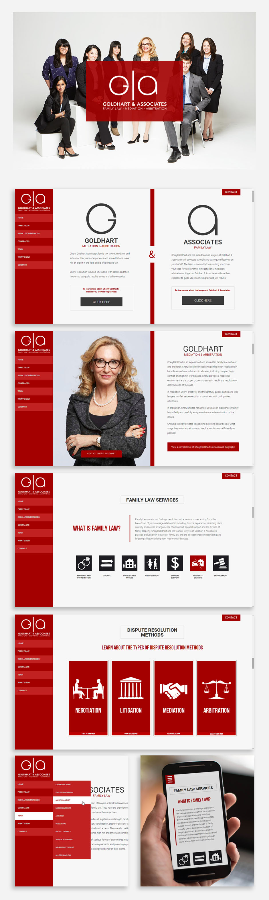 Goldhart & Associates - Website Design and Development